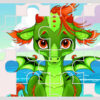 cute unicorns and dragons puzzle