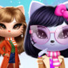 kitty squad winter dress up