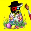 sprunki easter coloring
